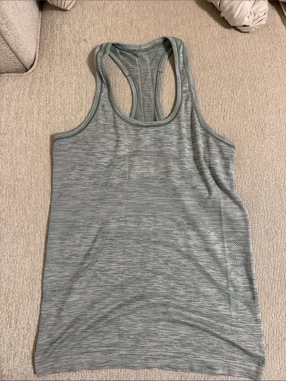 lululemon athletica Heather Sage Racerback Tank